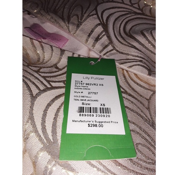 Lilly Pulitzer Diedra Dress in Tidal Wave Jacquard NWT - Picture 5 of 6